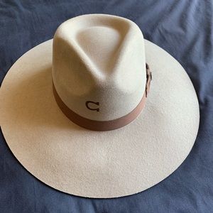 CHARLIE 1 HORSE WOMEN'S SAND HIGHWAY WESTERN WOOL HAT